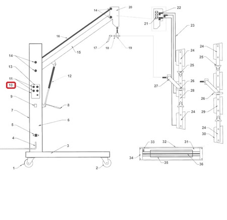 Distance Circuit Board Models 220/240V